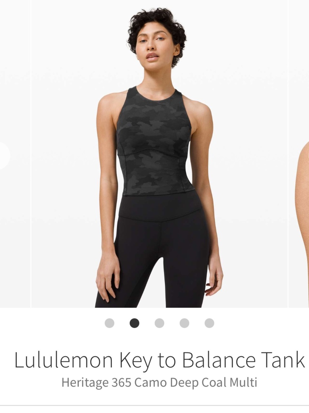 Lululemon Key to Balance Tank
Heritage 365 Camo Deep Coal Multi